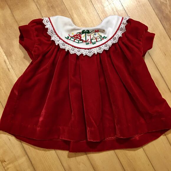 Vintage Holiday Dress - Picture 1 of 7